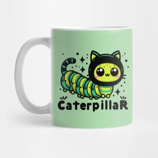 Cute Cat Caterpillar Hybrid Pun Mug